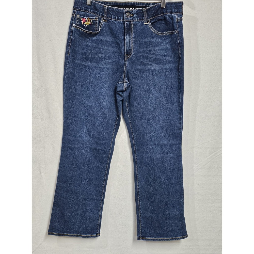 Lincoln Outfitters Women's Embroidery Bootcut Jean, Light_Wash - RKM1120 Size 16
